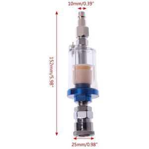 1/4 \ ""Mini Olie Waterafscheider Luchtfilter Voor Pneumatische Compressor Spray Paint Gun Tool Druk Snelkoppeling E7CA
