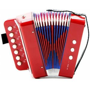 7 Toetsen 3 Knoppen Mini Accordeon Kinderen Educatief Speelgoed Muziekinstrument