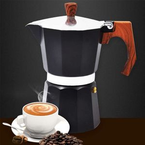 Mokka Latte Koffiezetapparaat Italiaanse Moka Espresso Cafeteira Percolator Pot Kookplaat Koffiezetapparaat 150Ml
