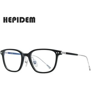 HEPIDEM Acetaat Bril Mannen Retro Vintage Ronde Optische Brillen Frame Nerd Vrouwen Recept Bril Bijziendheid Eyewear 9132