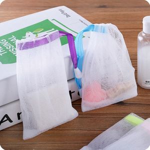 5 Stks/partij Baden Schoonmaak Handschoenen Opknoping Nylon Zeep Netje Mesh Net Voor Schuimende Cleaning Bad Zeep Netto