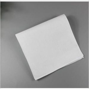 20Pcs Pure White Hankerchiefs 100% Katoen Zakdoeken Vrouwen Mannen 28Cm * 28Cm Pocket Plein Wedding Vlakte Diy print Trekken Zakdoeken