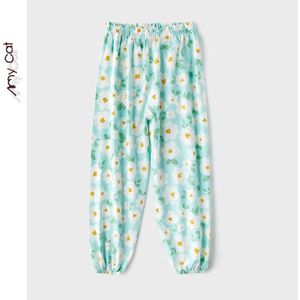 Herfst Katoenen Daisy Vier-Kleur Skinny Broek Elastische Taille Vrouwen Pyjamabroek Koreaanse Stijl All-Match womens Bodems