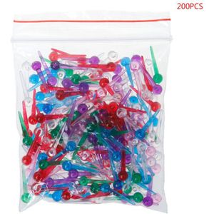 200 Stuks Plastic Veiligheid Push Pins Punaises Voor Kleermakerij Sjaal Tailor Kantoren Scholen Levert