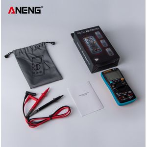 Aneng AN8008 Digitale Multimeter 9999 Telt True-Rms Blokgolf Backlight Ac Dc Voltage Ammeter Huidige Ohm Auto/handleiding