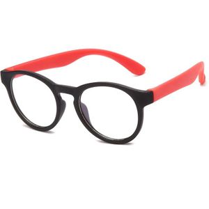 Kids Ronde Anti Blauw Licht Bril Kinderen Flexibele Leuke Computer Brillen Jongens Meisjes Ultralight Roze Blauw Bril Frame
