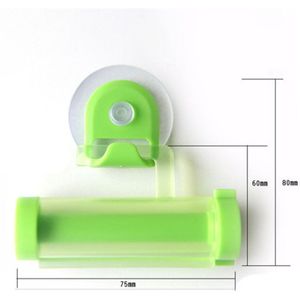 1Pcs Rolling Squeezer Tandpasta Dispenser Tube Partner Sucker Opknoping Holde Distributeur Tandpasta 5 Kleuren