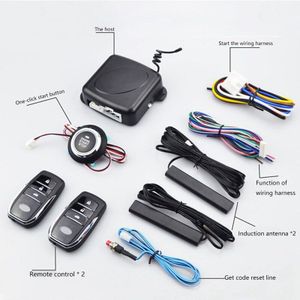 Auto Start One-Key Anti-Diefstal Systeem Pke Keyless Entry Kit Auto Start-Stop Knop Centrale Vergrendeling