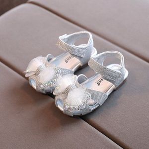 Baby Meisje Mode Schattige Boog Sandalen Peuters Zomer Prinses Sandalen Kids Kinderen Casual Antislip Soft Schoenen