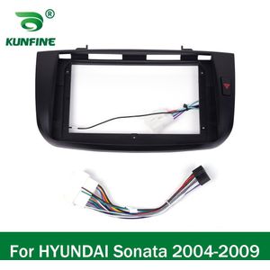 Auto Gps Navigatie Stereo Voor Hyundai Sonata 2004 Radio Fascias Panel Frame Fit 2Din 9 Inch In Dash autoradio Scherm