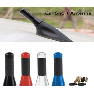3.5Cm Bewerkt Metalen Antenne Koolstofvezel Auto Antenne Koolstofvezel Decoratie Auto Antenne Decoratie Korte Antenne