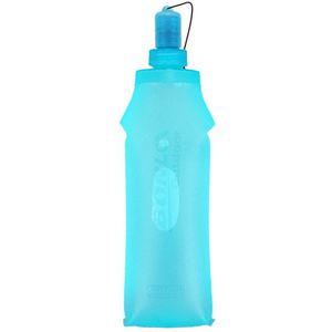 Vouwen Running Sport Water Bag Outdoor Sport Draagbare Zacht Plastic Drink Fles Knijpen Water Zak 250Ml/500ml
