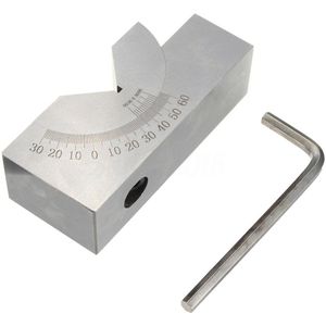 75X25X32 Mm Precisie Mini Verstelbare Hoek V Blok Frezen 0 Graden Tot 60 Graden