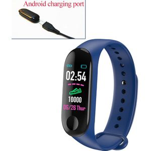 Sport Stappenteller M3Plus Smart Polsband Horloge Bluetooth Hart Monitor Counter Walking Fitness Pols Band Horloge Armband