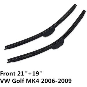 BTAP 21 ''+ 19'' + 14 ''ForVW Golf 4 MK4 2006 Ruitenwisserbladen Combo siliconen Rubber Been Voorruit Ruitenwissers