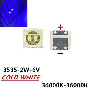 500 Stuks 2W 6V 3535 3V Tv Backlight Lg Led Smd Diodes Koel Wit Lcd Tv Backlight televisao Backlit Diod Lamp Reparatie Toepassing
