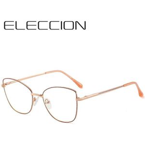 Eleccion Legering Vrouwen Brillen Ondersteuning Recept Brilmontuur Originele Anti Blue Ray Computer Eyewear UV400
