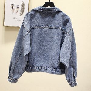 Vintage Denim Jas Vrouwen Lente Jas Ripped Oversized Bovenkleding Jassen Windjack Vriendje Vrouwelijke Jeans Jasje Plus Size