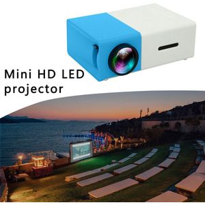 J9 Draagbare Mini Projector Hd 1080P Mini Led Projector Home Theater Av Usb Sd Tf Card Usb Draagbare Pocket beamer Blauw