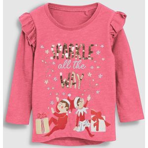 Little maven kinderen herfst meisjes katoen Kerst shirts dieptepunt shirt meisje tops brief t shirts 51517