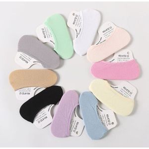 Dames Fluwelen Onzichtbare Boot Sokken Hak Met Siliconen Antislip-Zomer Ultra-Dunne Vrouwen Sokken Ondiep Mond Lage cut Sok Slippers