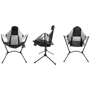 Outdoor Fauteuil Vouwen Legering Rugleuning Maan Bekijken Stoel Vouwen Kussen Schommelstoel Camping Barbecue Stoel Vissen Aluminium