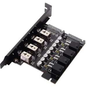 4 Poorten Hdd Power Schakelaar Harde Schijf Switcher 15-Pin Sata Selector Voor Pc Desktop
