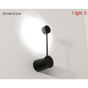 Minimalistische kunst Stippen muur licht moderne LED woonkamer wandlamp Nordic creatieve gangpad verlichtingsarmaturen Zwart Wit