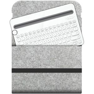 Keyboard Tas Opslag Vilt Draagbare Reizen Cover Accessoires Flexibele Beschermende Anti Shock Draagtas Voor Logitech K380