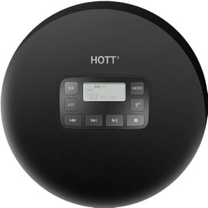 Hott Draagbare Cd Speler Met Lcd Headphone Jack Anti-Slip Schokbestendige Bescherming Compact Muziek Disc Walkman Speler CD611