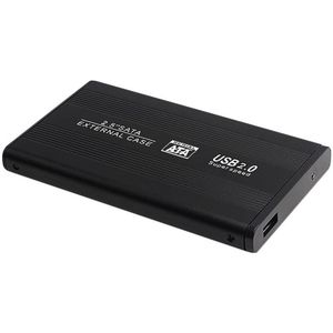 High Hardness 4 Colors Optional 2.5 Inch USB 2.0 External Hard Disk Shell for Laptop