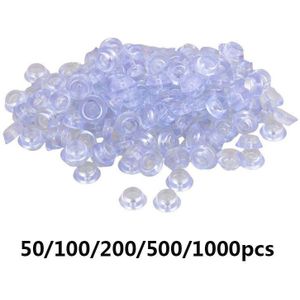 50/100/200/500/1000Pcs Transparant Siliconen 20X8X12Mm Ronde Zachte anti-Slip Voet Pad Voor Meubels Voeten Stoel Cup Tafel Kast