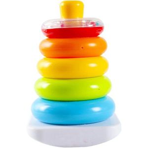 Baby Jongens Meisje Speelgoed 6-12 Maanden Regenboog Stapelen Ringen Early Development Speelgoed Voor Baby Peuters Vroeg Onderwijs Rekwisieten