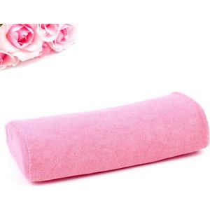 1 Pcs Zachte Hand Rust Kussen Houder Arm Rust Manicure Care Salon Half Hand Kussen Rest Kussen Kolom Roze Nail art Apparatuur