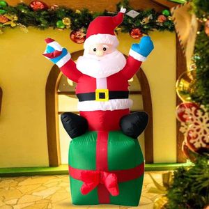 1.8M Led Lucht Opblaasbare Kerstman Figuur Blower Outdoor Kerst Decoratie