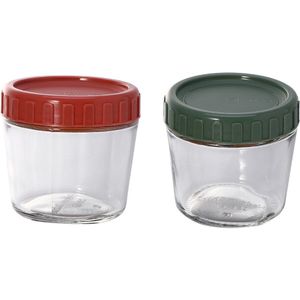 1 Set 2 Stuks Lichtgewicht Verzegelde Praktische Duurzaam Herbruikbare Graan Container Shop Home Keuken