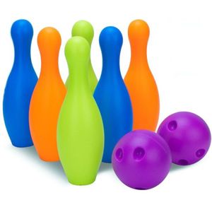 Kleine Plastic Bowling Pin Bowlingbal Set Fun Indoor Familie Spelletjes Educatief