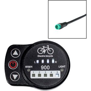 Bollfit 36V 48V Kt Led 900 900S Display Waterdichte Elektrische Fiets Intelligente Bedieningspaneel Voor Ebike Conversie kit