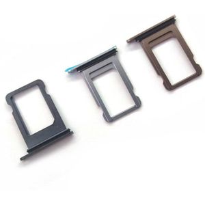 Alisunny 30 Pcs Sim Card Tray Holder Slot Voor Iphone Xr Xs Max Xsm Enkele Dual Adapter Vervangende Onderdelen