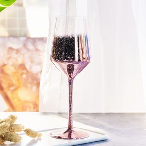 Verkoop Crystal Glazen Bekers Kleurrijke Wijn Glas Sap Drinken Champagne Party Bar Diner Water Cup Thuis Decoratie