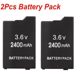 2Pcs 2400Mah Vervangende Batterij Voor Sony Playstation Psp 2000 Psp 3000 PSP2000 PSP3000 Draagbare Batterijen Bateria