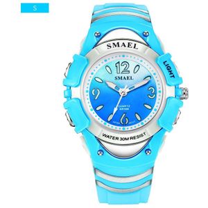 Smael Horloges Kids Kinderen LCD Digitale Horloges Schokbestendig Sport Horloges Mannen Wekker Kinderen 50M Waterdicht Horloge