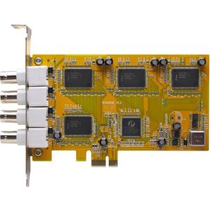Vier Kanaals Video Capture Bnc 4 Poort VC4000E Afbeelding Monitoring Capture Card 4 Port PI7C9X + SAA7134HL Chip Resolutie 1440*900