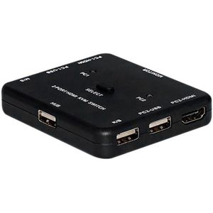 Kvm-3D Printer Met 2.0 Toetsenbord, Usb Adapter, Sharing Signaal, 4K X 2K