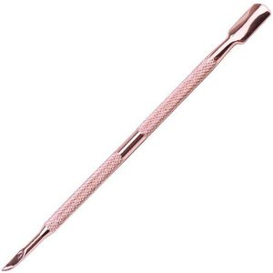 1 Pcs Rvs Cuticle Pusher Rose Gold Dual-Ended Vinger Dode Huid Gesneden Remover Manicure Pedicure Nail Care gereedschap