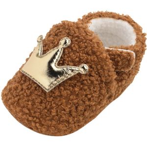 Pasgeboren Schoenen Baby Winter Crown Harige Baby Katoen Schoenen Wandelschoenen Baby Schoenen Katoen Laarzen Детская Обувь Chaussure Bebe Fille