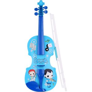 Kids Little Viool Met Strijkstok Fun Educatief Muziekinstrumenten Elektronische Viool Speelgoed Voor Peuters Kinderen Jongens Meisje Rood