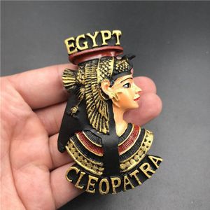 Egyptische Toeristische Souvenir Koelkast Sticker Farao Mummy Piramide 3Drefrigerator Zwarte Kat Cleopatra Koelkast Magneten Sticker