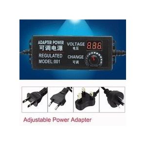 Verstelbare AC/DC 3 V-24 V 2A Universele Adapter met Scherm Speed Control Voltage Gereglementeerde Power supply Adatpor Charger