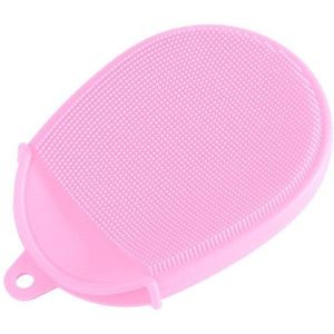 Zachte Baby Siliconen Bad Borstel Peuter Hoofd Douche Massage Borstel Zuigeling Care Badkamer Benodigdheden